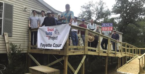 Texas-Sized Ramp Built in Cistern