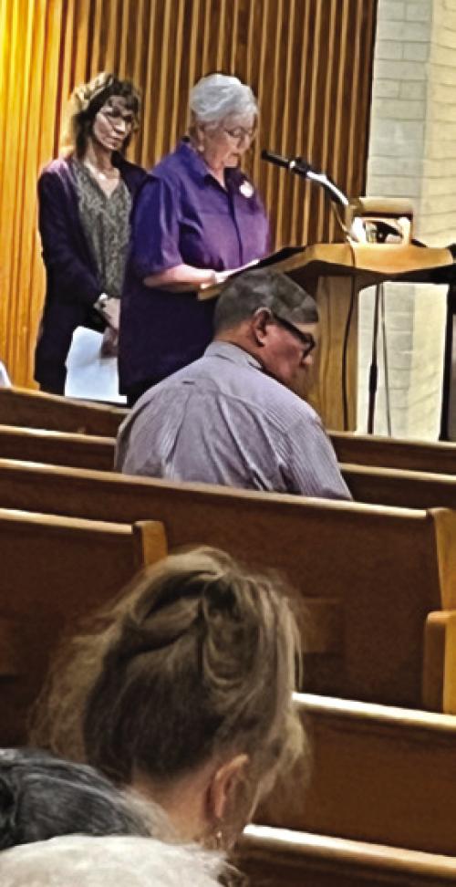 Court Annunciation Regent Sherry Hebert memorialized five Catholic Daughters.