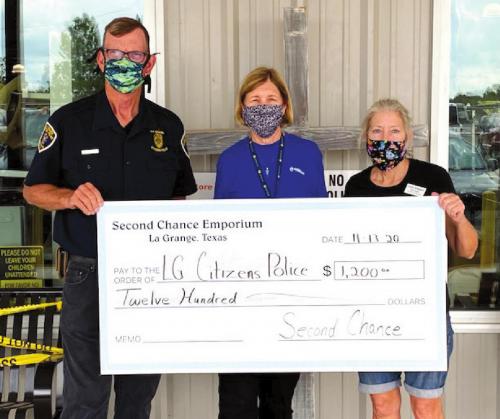 Second Chance Donates to LG Citizens Police