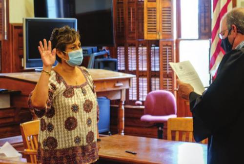 Mendoza Sworn in to Replace Adamcik