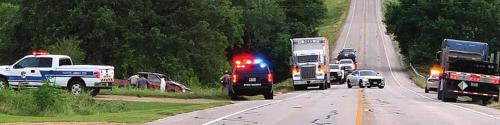 One-Vehicle Rollover South of LG