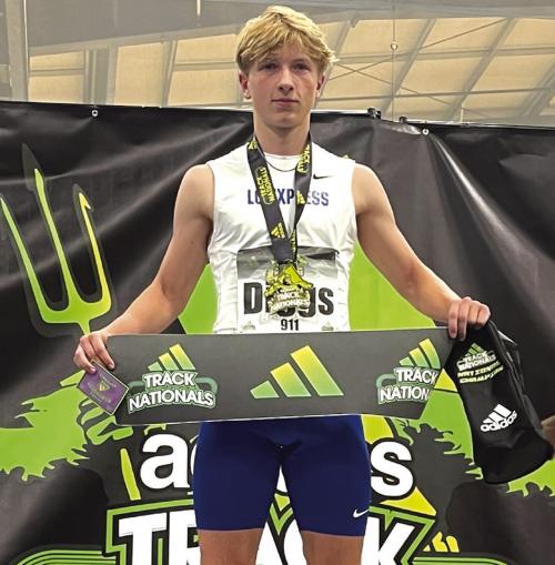 LG’s Diggs Sprints to Two National Indoor Track Titles