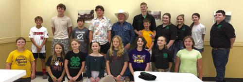The Pure Country 4H Club hosted guest speaker Mr. Tuffy Hale with the Texas Animal Health Commission on Sunday, Oct. 19. The topic for the evening was the new world screwworm.