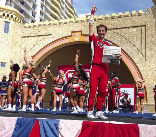 LG’s Krupala Helps TVCC to National Cheer Title