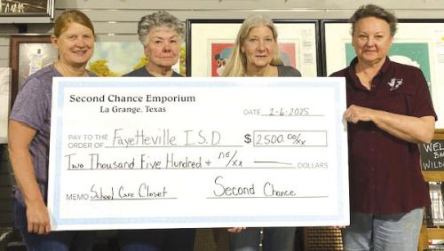 Second Chance Emporium Makes Donations