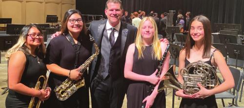 Schulenburg Band Students Perform at Honor Band