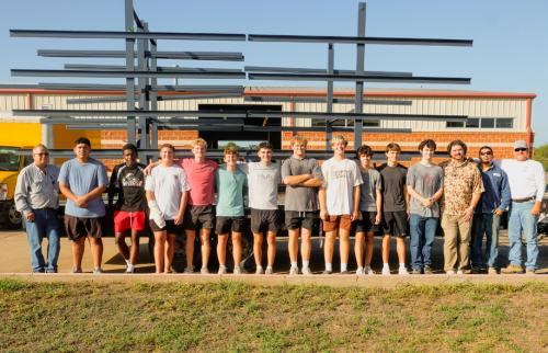 McCourts Donate Racks to LHS Ag Department