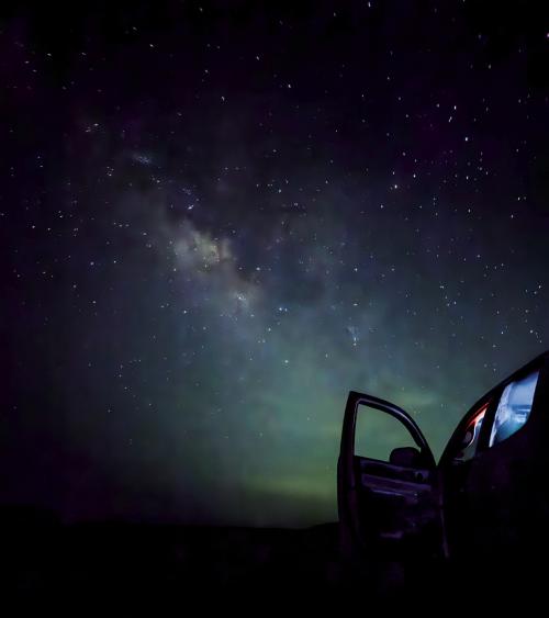 A view of the Milky Way from around the 40 mile marker on Padre Island National Seashore. Photo by Andy Behlen