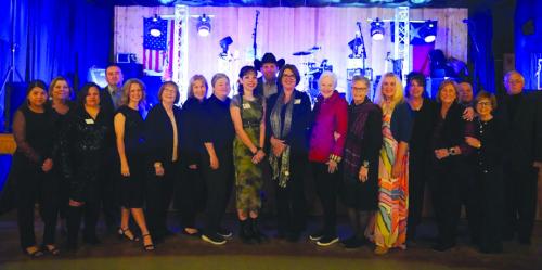 Pictured from left: Lorena Hernandez, Karen Hoskins, Tara Stech, Matt Pekar, Cheryl Pekar, Carol Janecka, Phyllis Venghaus, Windi Raphael, Dallas Garza, Carl Elstner, Sherise Davis, Melinda Barneycastle, Brooksie Fuchs, Amy Elstner, Elyse Kristinik, Nettie Cernosek, Josue Rivas, Lucy Stanzel, and Eddie Oppermann.