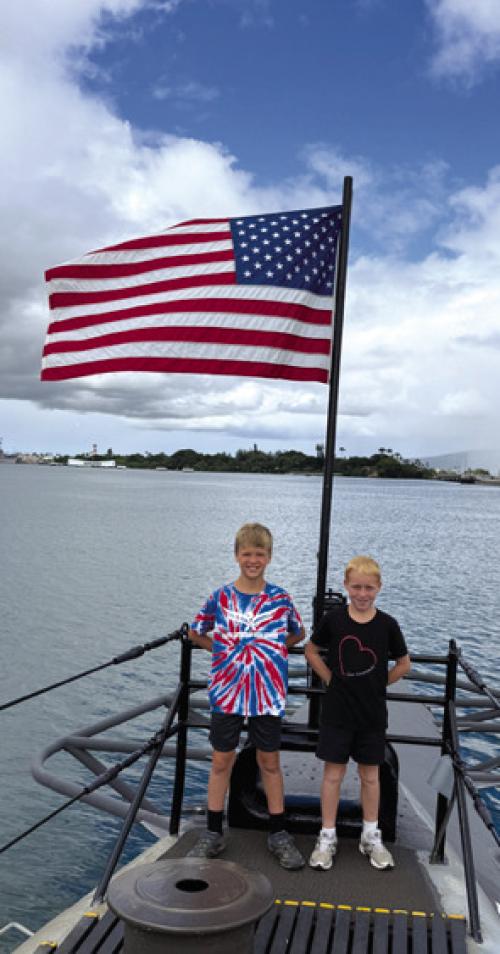 Lehmann Family Marks Flag Day with Historic Journey Through Pearl Harbor