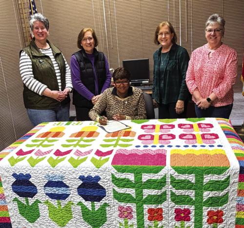 February Proclaimed Quilt Month in La Grange; City Readies for Big Show