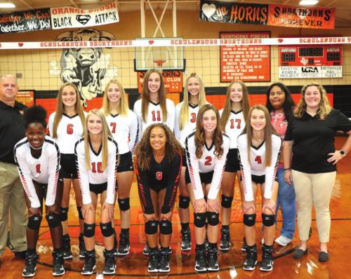 The 2021 Schulenburg varsity volleyball team. Photo by Audrey Kristynik