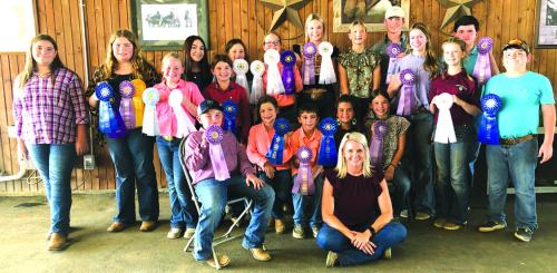 Fayette County 4-H Group who participated in the Guadalupe County Livestock Judging Contest in September.