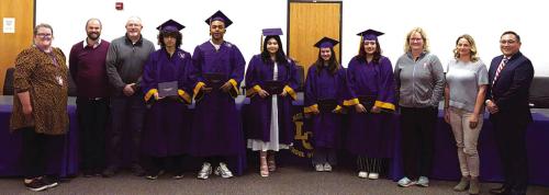 Five Earn Diplomas Early at LHS