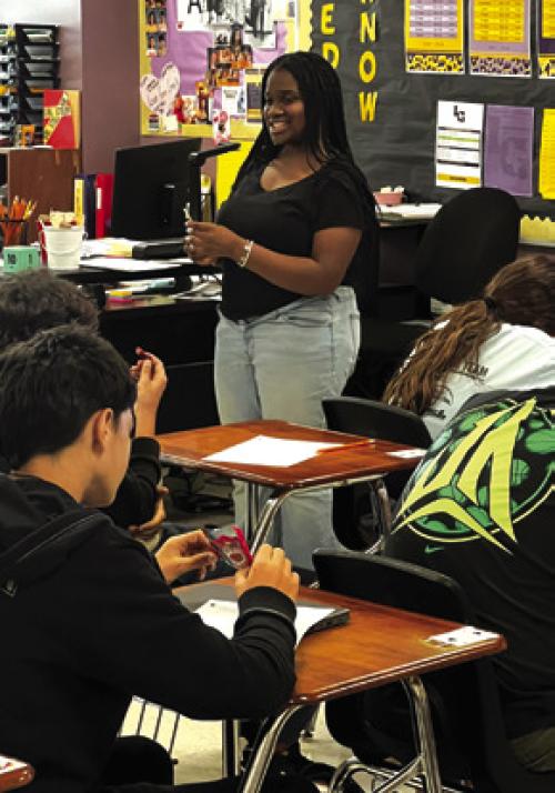 LMS Students Get a Taste of What It’s Like to Be a Teacher