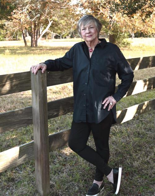 Marie Watts, above, and her new book, right.