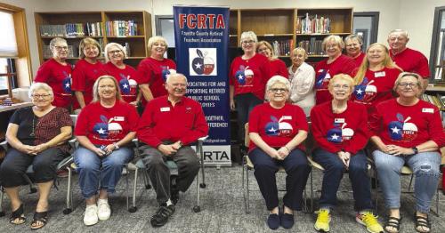 Pictured front from left: Marge Shofner, Lisa Slinkard, Joe Ramirez, Joan Miertschin, Karen Fitch, Kim Joost; back row: Mary K. Seifert, Kathleen Svatek, Sandra Holub, Theresa Wagner, Peggy Halamicek, Esther Hartman, Patty Reid, Chris Morrison, Carolyn West, Donna Burton, Rick West. Not pictured is Marceil Prestridge.