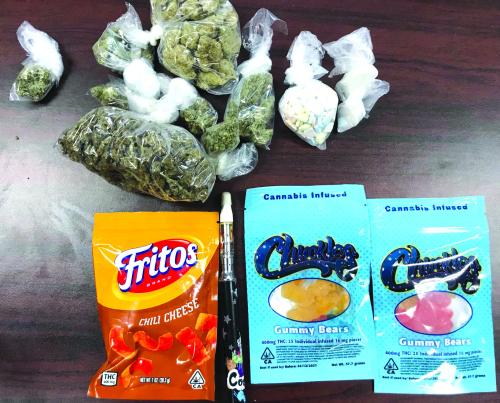 The search warrant executed in the 900 block of S. Jefferson St. in La Grange yielded 96 ecstasy pills, packets of THC gummies and edibles, and marijuana.
