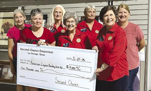 Second Chance Donates to Auxiliary