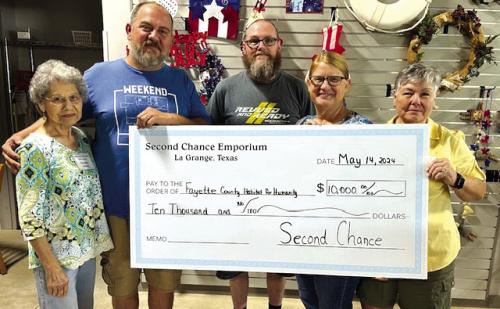 Second Chance Donates to Habitat, Senior Connections