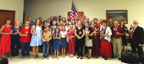 Hostyn KJT Flag Day Recognized