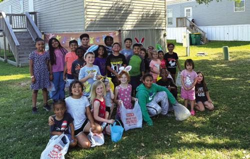 The kids at Country Way Village in La Grange got into the Easter spirit a week early. They enjoyed an Easter egg hunt and a visit from the Easter bunny on Friday, April 11.