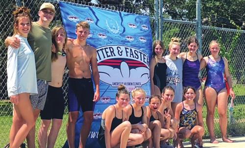 Local Swimmers Learn from All-American
