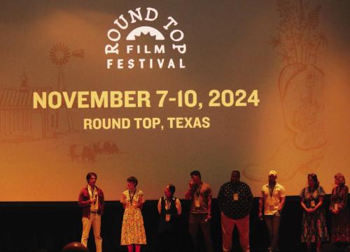 After the Texas Shorts portion of Saturday’s fest, people involved in those short films took the stage for a panel discussion about their projects. Photos by Jeff Wick