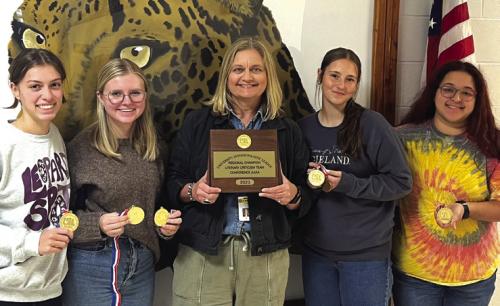 Anna Follin, Kylee Kelley, Laurie Stork, Kylie Zbranek, Jade Ackerman