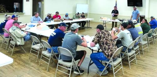 Ellinger Volunteer Fire Department had a certification class on Wednesday, March 19.