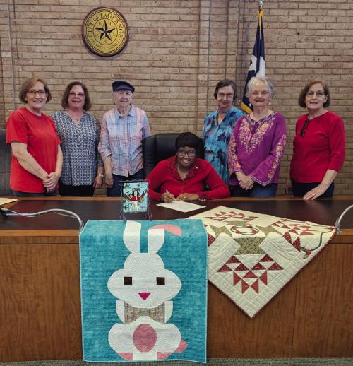 La Grange Designates February as Quilt Month; Big Show This Week