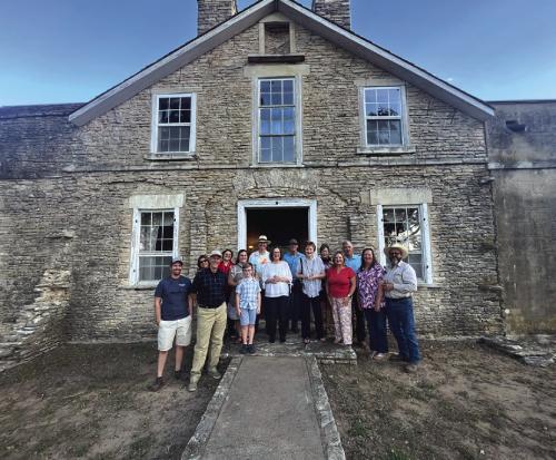 Friends of Kreische Brewery &amp; Monument Hill gather to support preservation and education programs at the historic Kreische House.