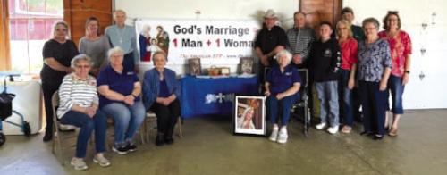 KJZT St. Anne’s Society #10, Fayetteville, held a public square Rosary crusade in support of traditional marriage. KJZT Family Life is a Fraternal Benefit Society founded in 1894 by Czech Catholic women.