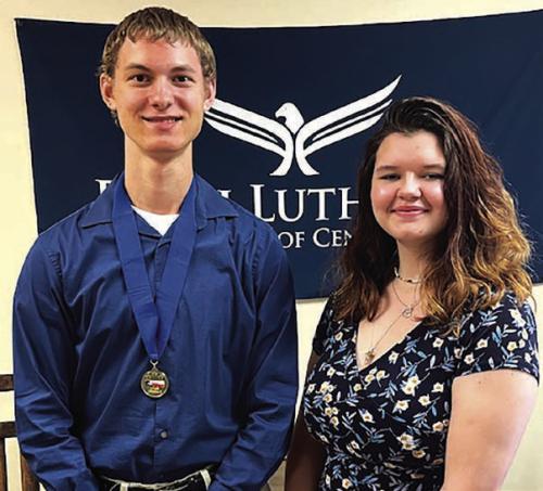 Faith Lutheran High School seniors, Tim Meyer and Kaydee Schroeder, competed in the Texas Association of Private and Parochial Schools (TAPPS) music event at Concordia University in Austin. Tim received a “superior” rating for his French Horn solo and Kaydee received an “excellent” rating for her vocal solo.