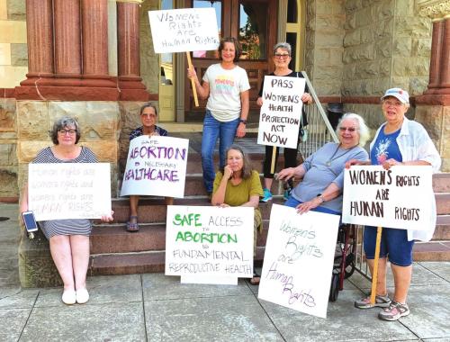 Courthouse Protest in La Grange