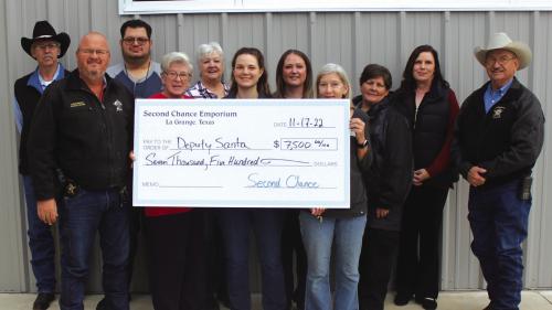Second Chance Donates to Deputy Santa