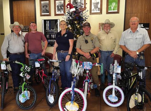 Salvation Army Donates Bicycles for Christmas
