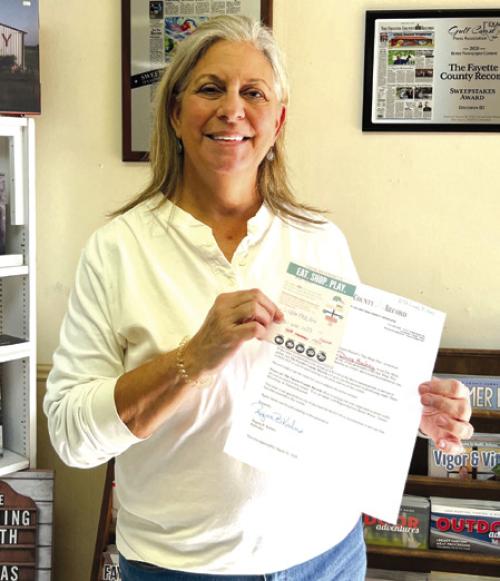 Diane Mackey won a $10 gift certificate to ATXLuxe Rides.