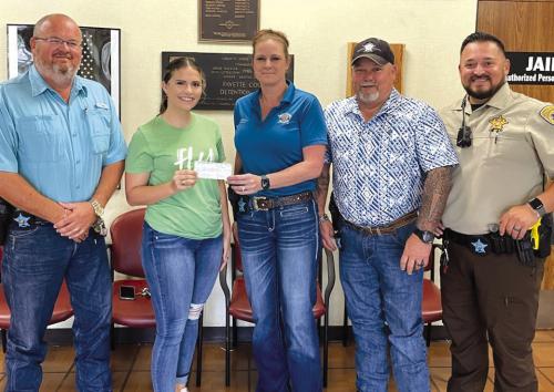 Sheriff’s Dept. Makes Donation to Turtle Wing