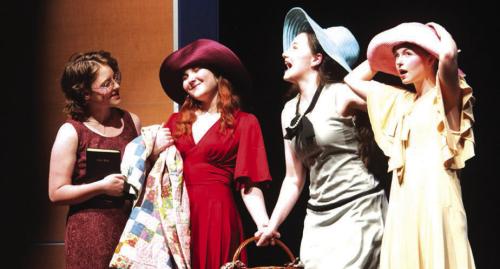 Calley Chumley, Molly Hudson, Rachel Smith, and Riley Lowe.