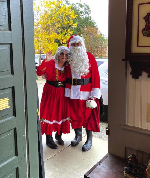 Santa Coming to the Depot