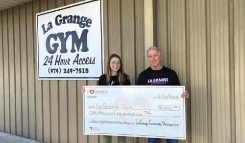 La Grange Gym Gets Security Enhancement Grant 