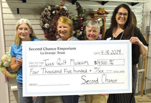Second Chance Donates to Quilt Museum