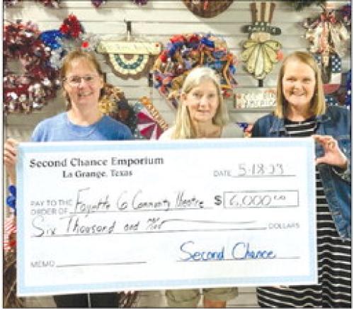 Second Chance Donates to FCCT