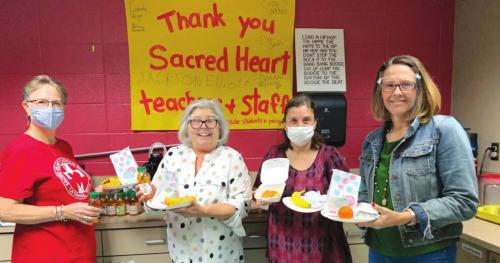 Sacred Heart Teachers Get Breakfast Treats