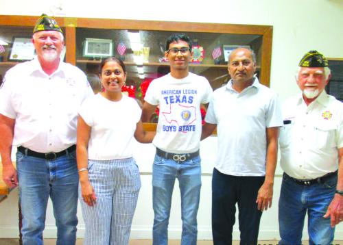 VFW Hears from Boys State Participant