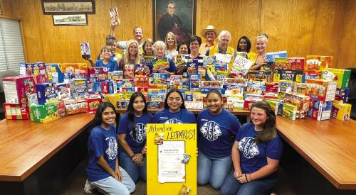 A snack drive was held during the month of September for Presley’s Power/Presley’s Pantry. The following organizations supported the snack drive: La Grange Evening Lions Club, La Grange Bluebonnet Lions, La Grange Noon Lions, La Grange Leo Club, and St. Mark’s Medical Center. All of the above organizations, along with community members, helped to make this years snack drive a huge success. The snacks were delivered to Dell Children’s Hospital last week.