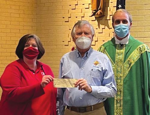 Fayetteville KCs Donate to Sacred Heart