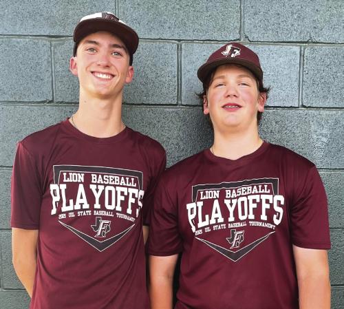 Corn Hole winners - Easton Jaeger &amp; Chance Konvicka