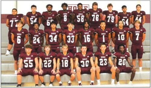 The 2022 Flatonia Bulldog varsity football team.